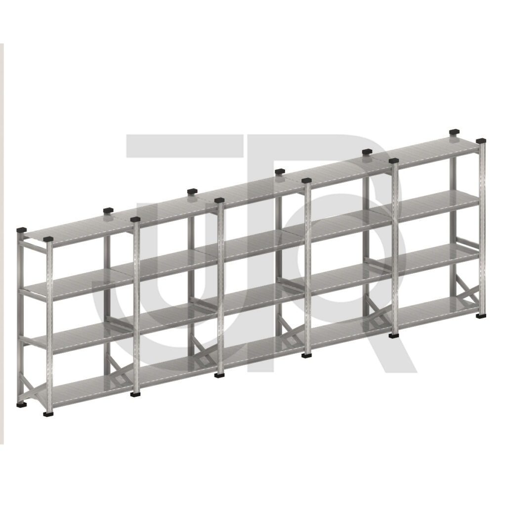 Legbordstelling H1972 x D320 |voordeelrij 5x vak 1350 mm-0