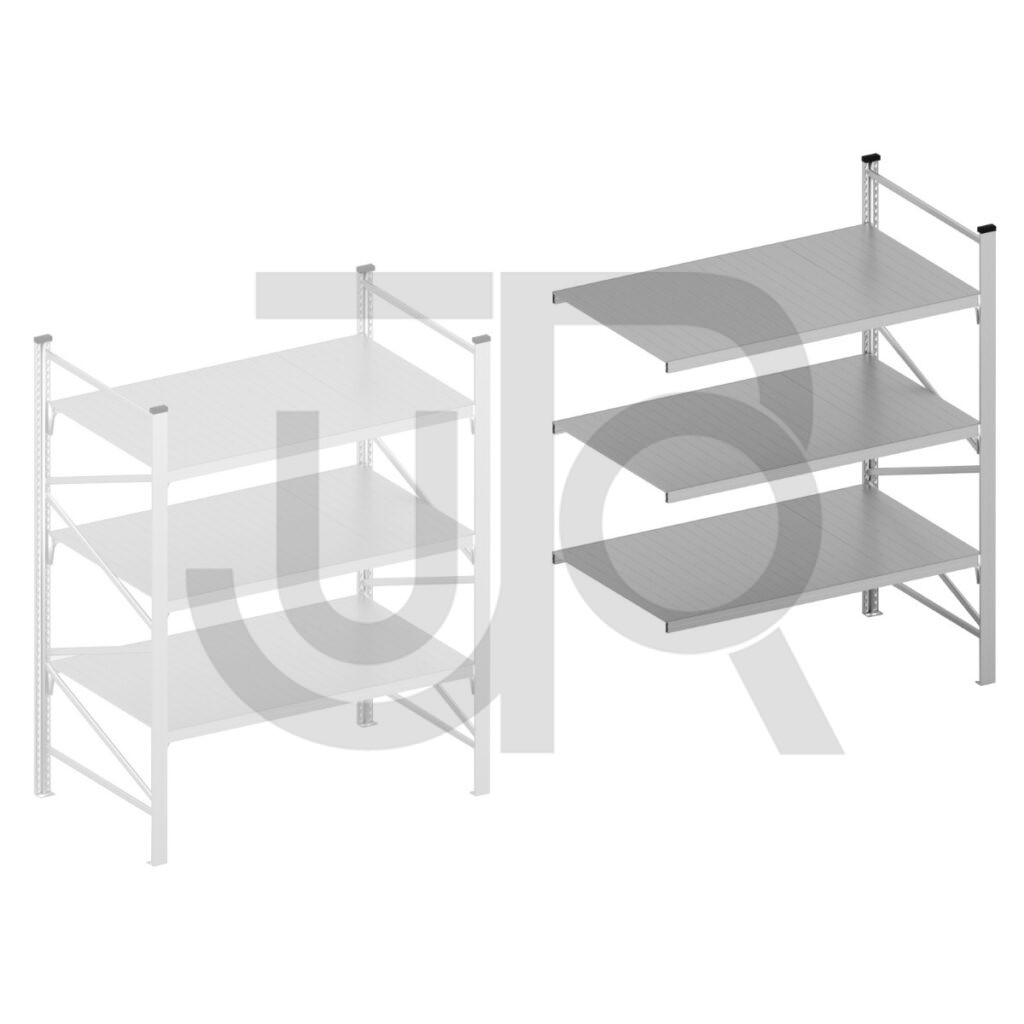 Halfzware grootvakstelling H2000 x D800 | aanbouwset vak 1500 mm-0