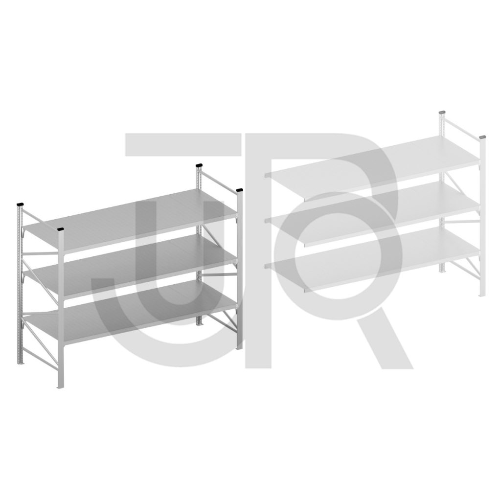 Halfzware grootvakstelling H2000 x D800 | startset vak 2400 mm-0